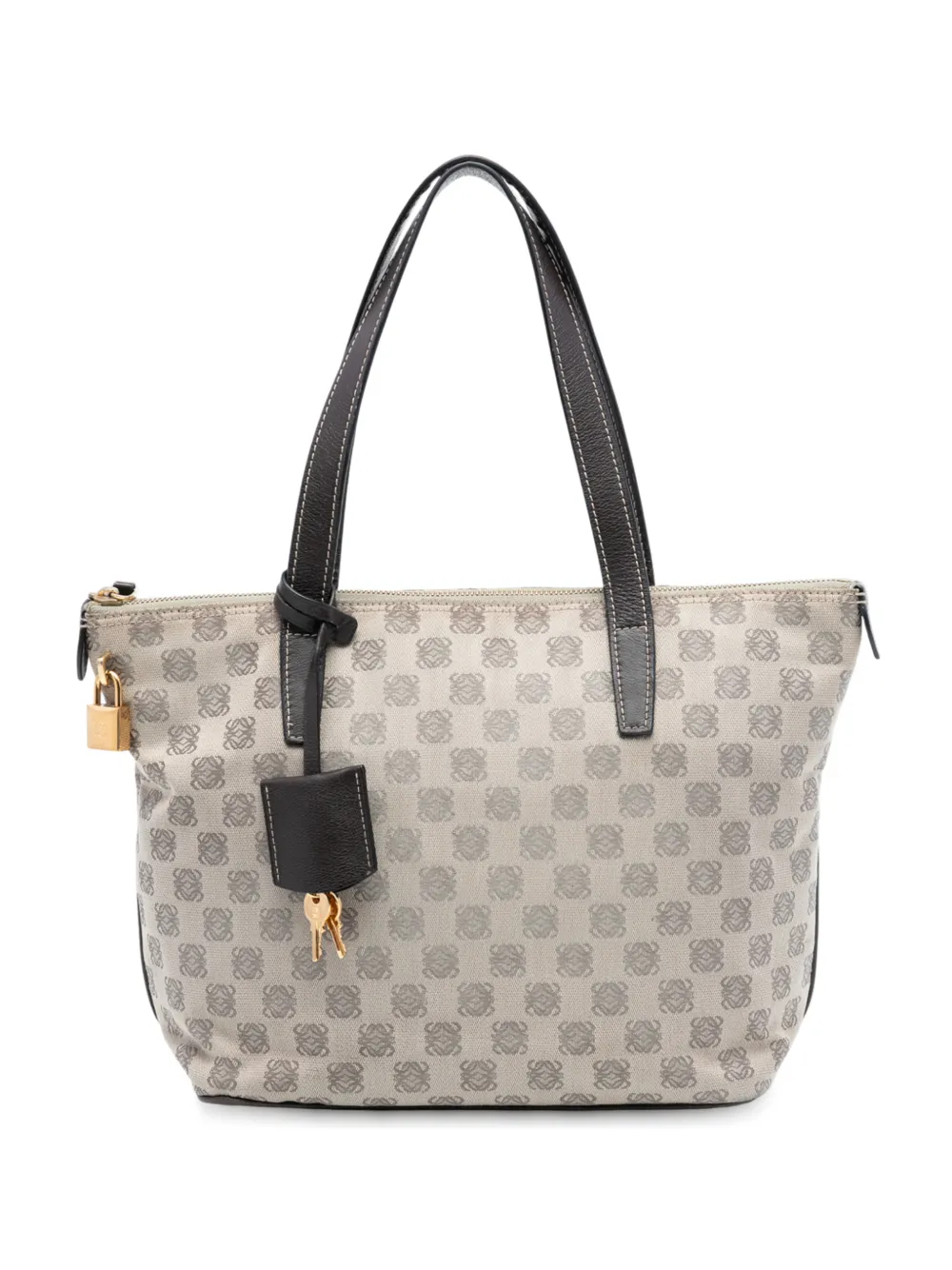 Loewe Pre-Owned 2010 Anagram Canvas tote bag - Marrone