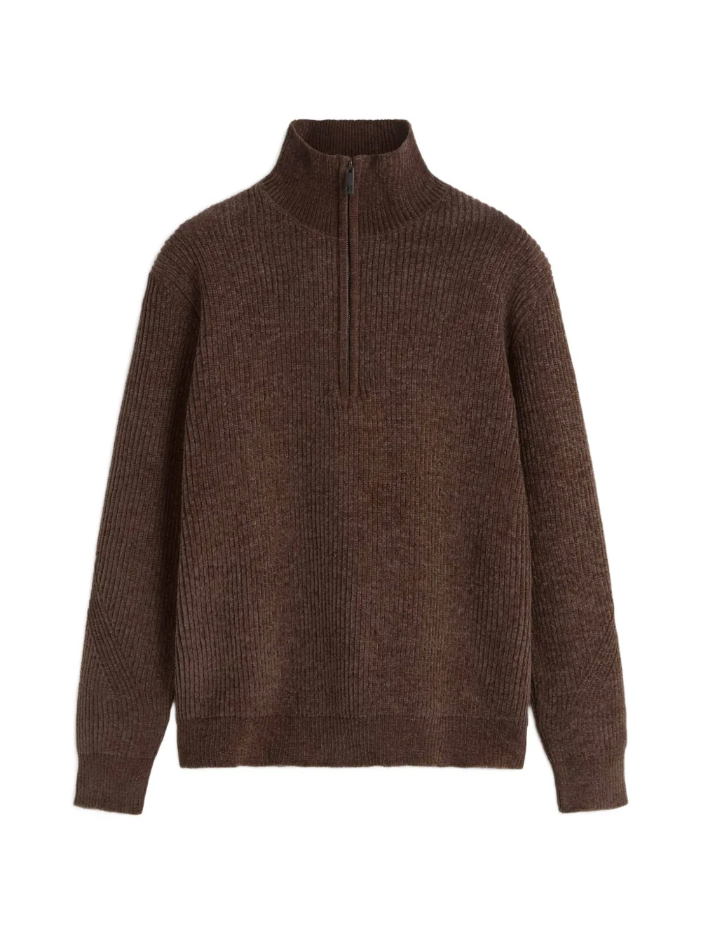 LES HÉRITIERS Daró half-zip sweater - Marrone