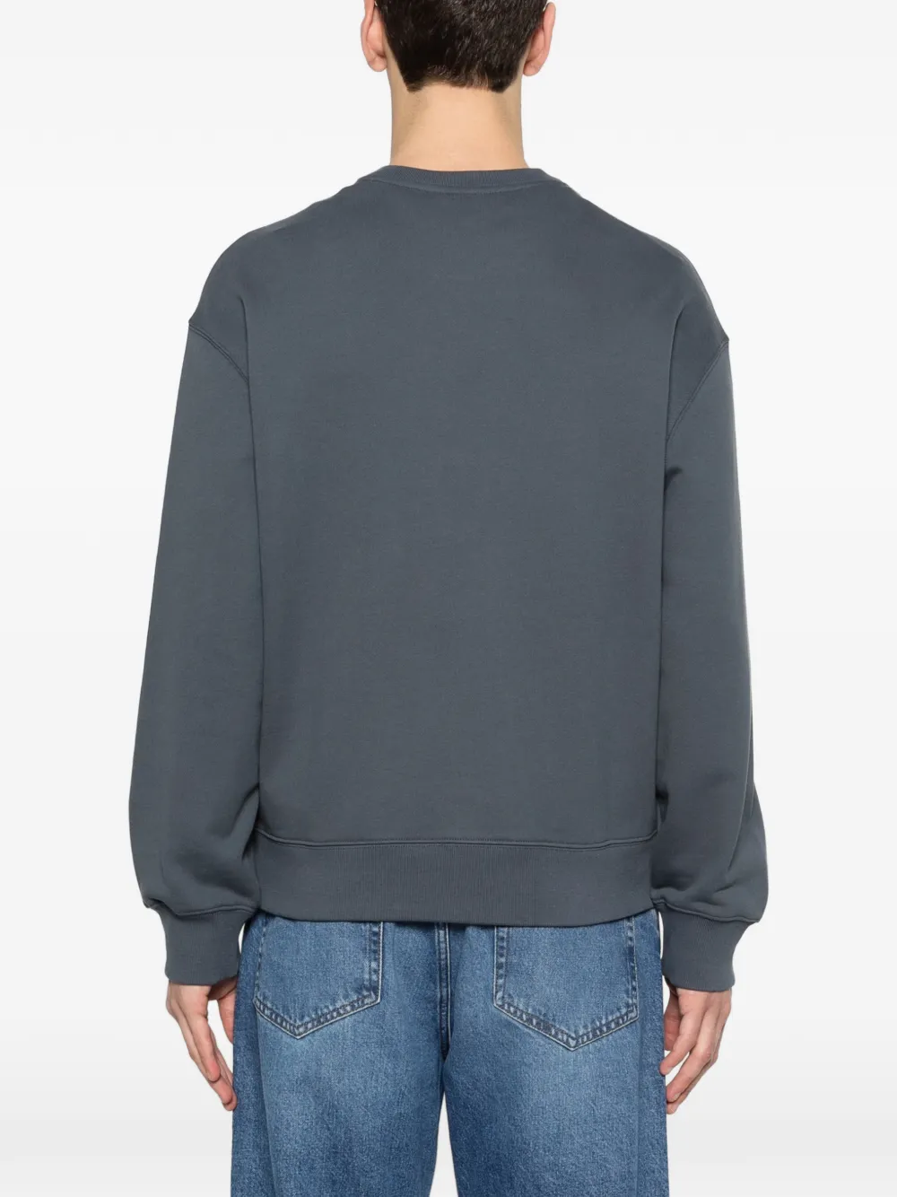 Maison Kitsuné Sweater met ronde hals Blauw