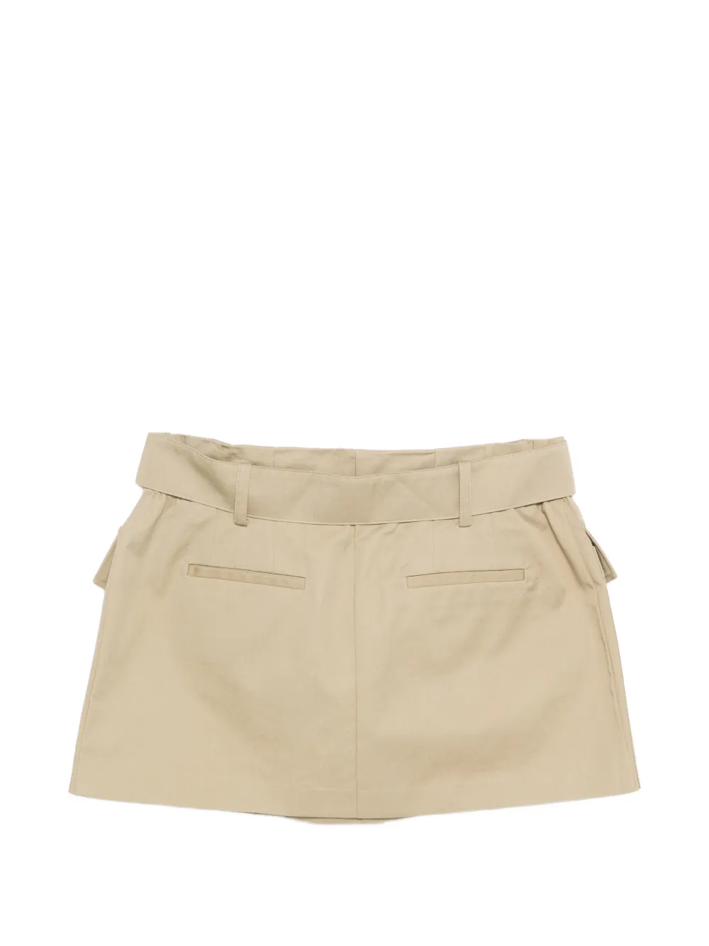  Iro Inoa Belted Mini Skirt - Neutrals 