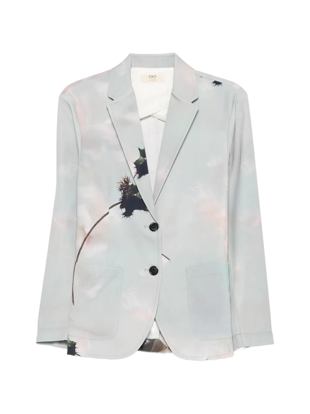 SISSIOTTO floral-print pocket blazer - Blu