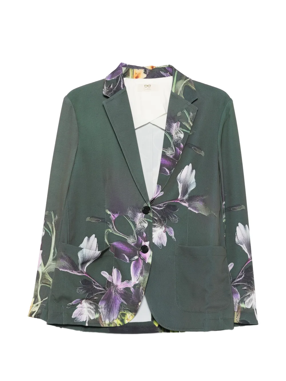 SISSIOTTO floral-print blazer - Verde