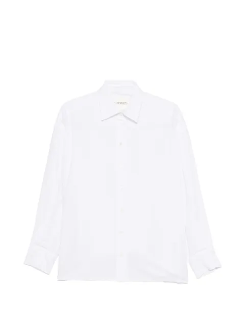 Closed cotton white shirt