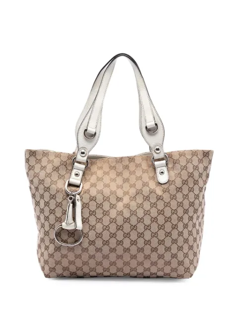 Gucci Pre-Owned tote Icon Bit mediana de lona 2016-2026