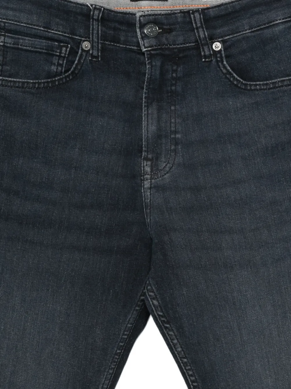  Boss Button Trousers - Blue 