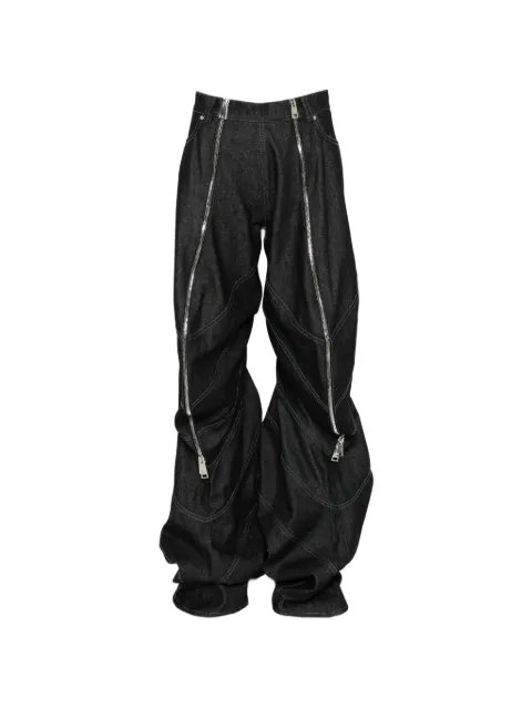 VICTOR CLAVELLY jeans rectos con cierre