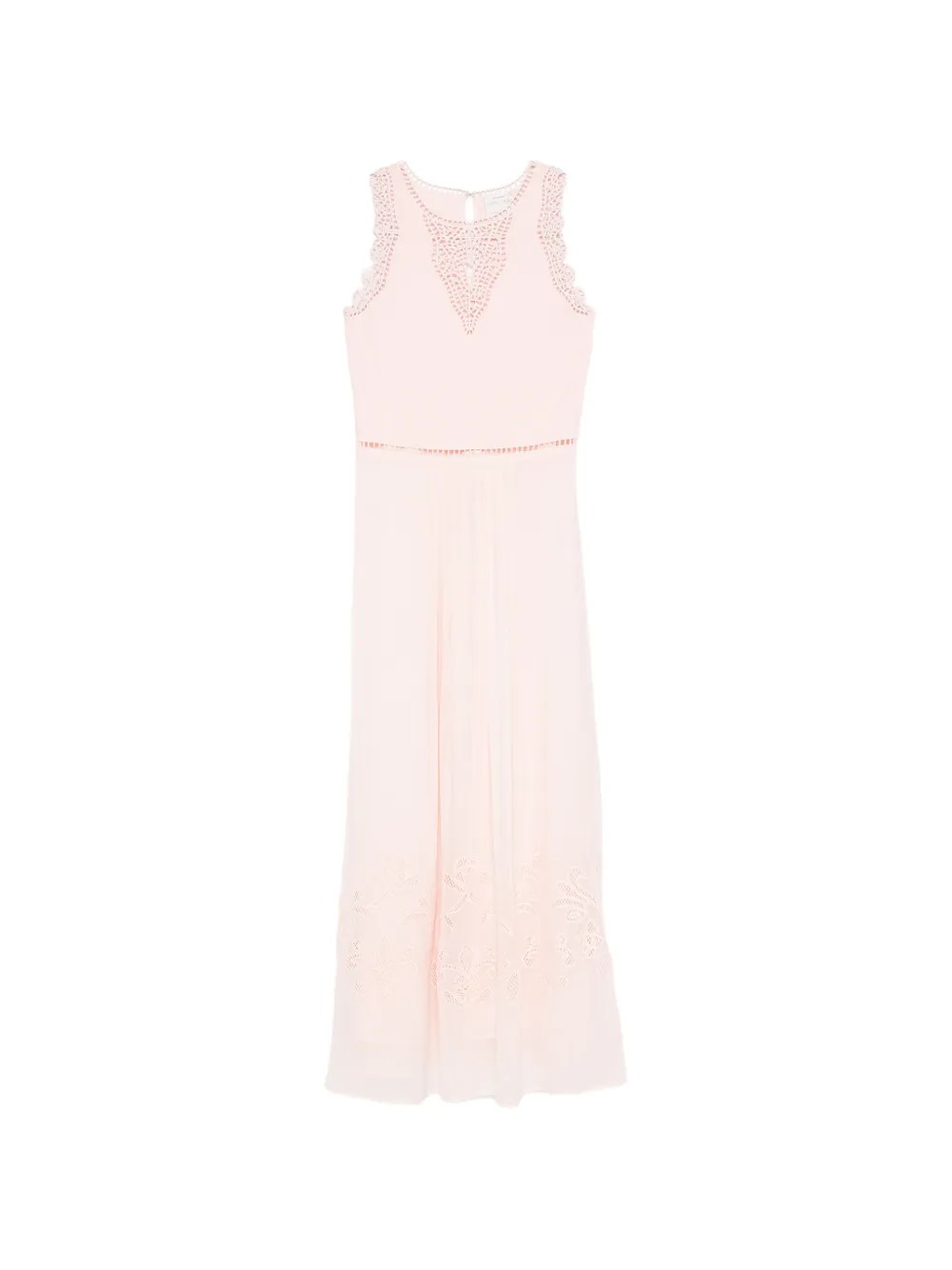 Forte Forte lace embroidered dress - Pink