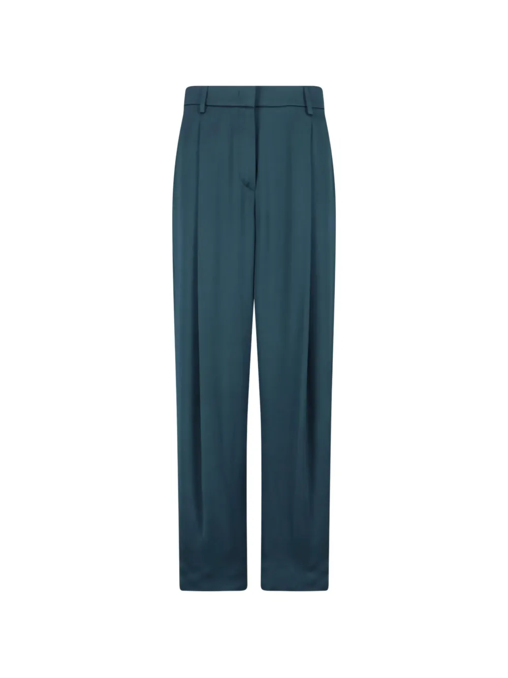Giorgio Armani silk tailored trousers - Verde