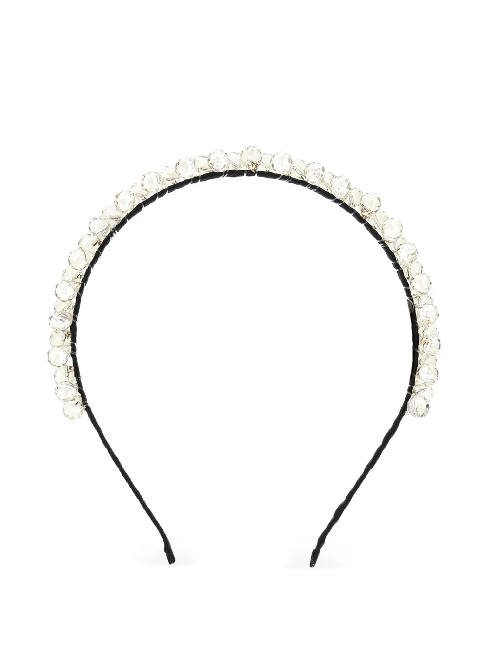 Ermanno Scervino Junior beaded hair accessory - Nero