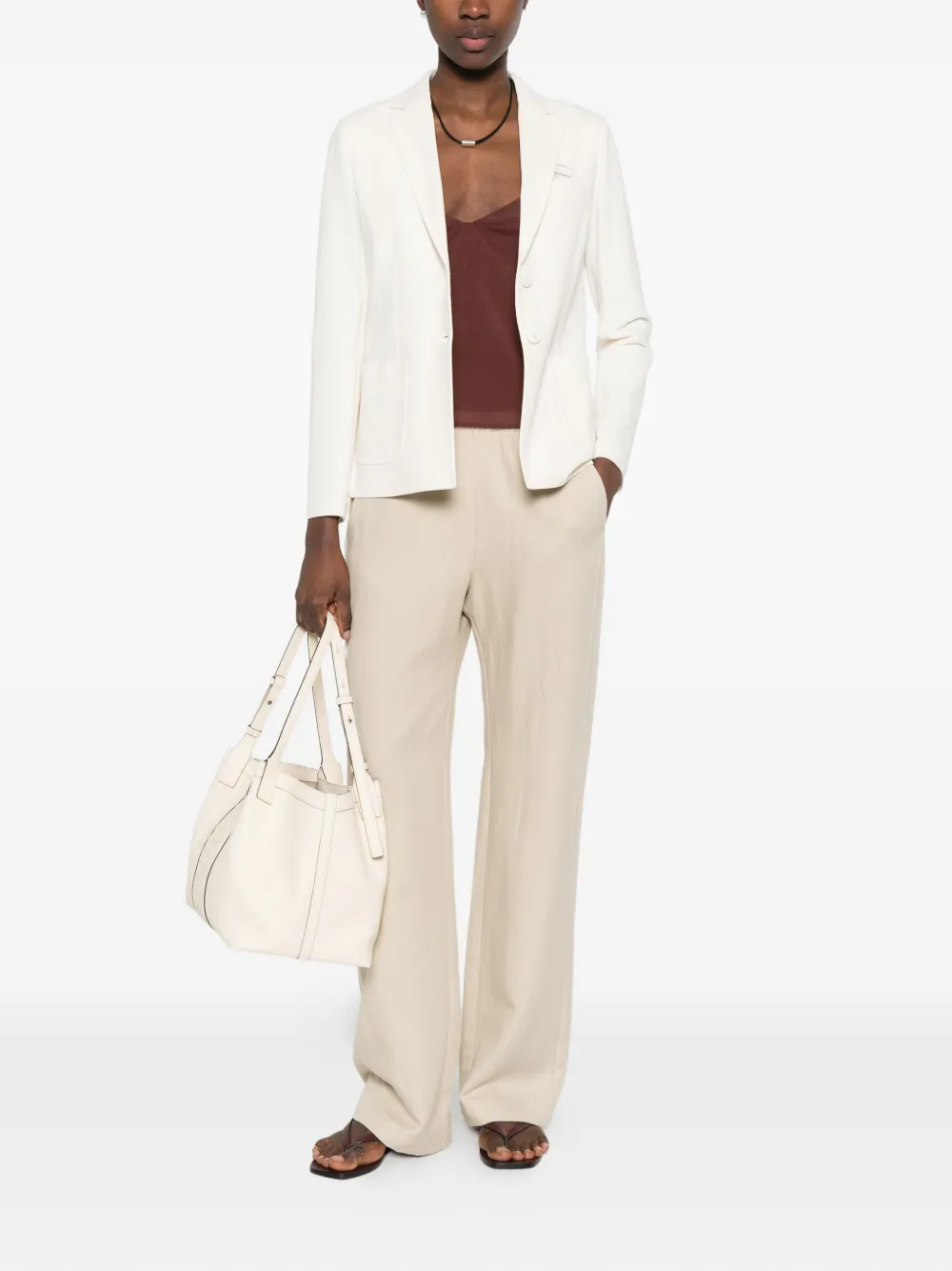  Circolo 1901 Single-breasted Blazer - Neutrals 