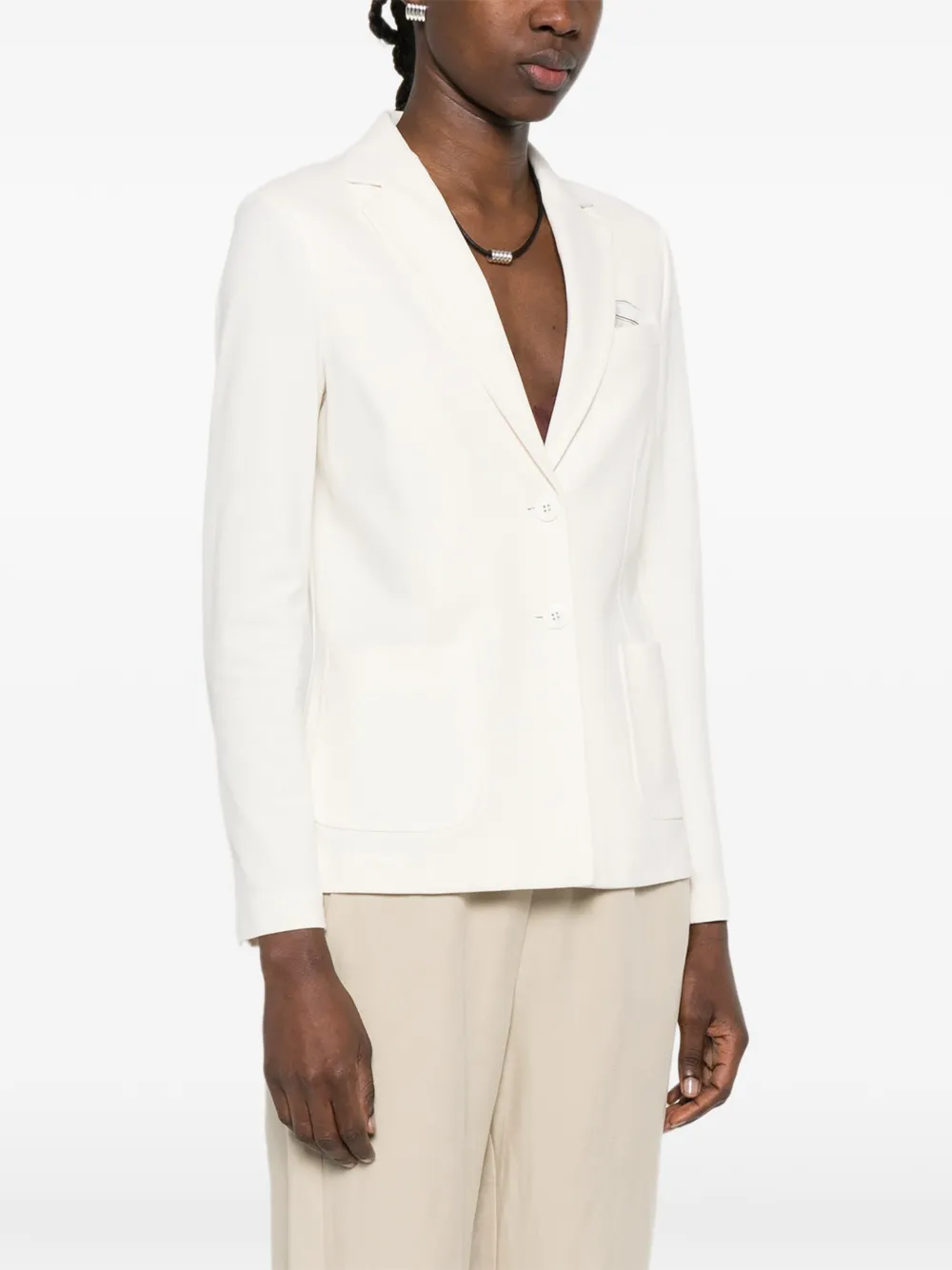  Circolo 1901 Single-breasted Blazer - Neutrals 