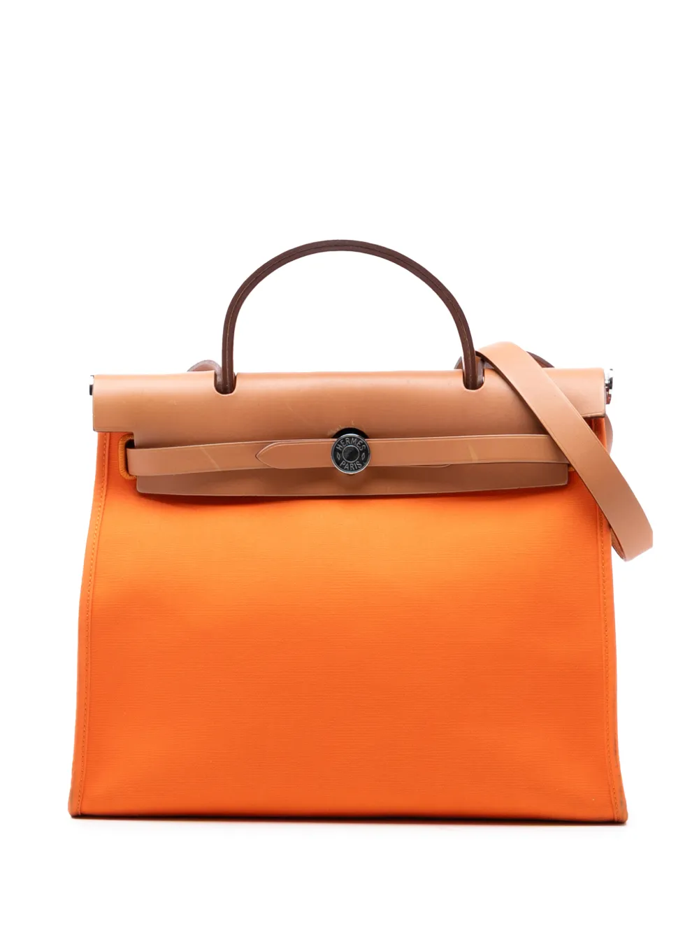 Hermès Pre-Owned 2013 Toile Herbag Zip 31 satchel - Marrone