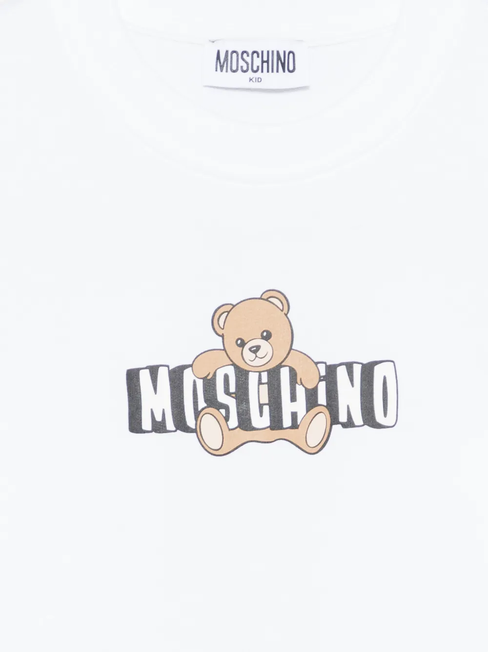  Moschino Kids Teddy Motif Sweatshirt - White 