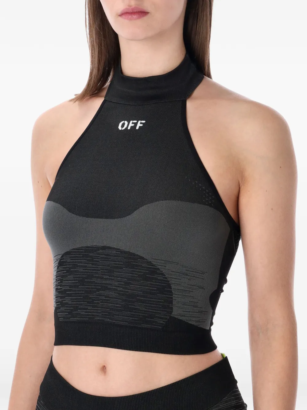 halter-neck active top