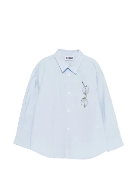 Moschino Kids chemise à poche poitrine