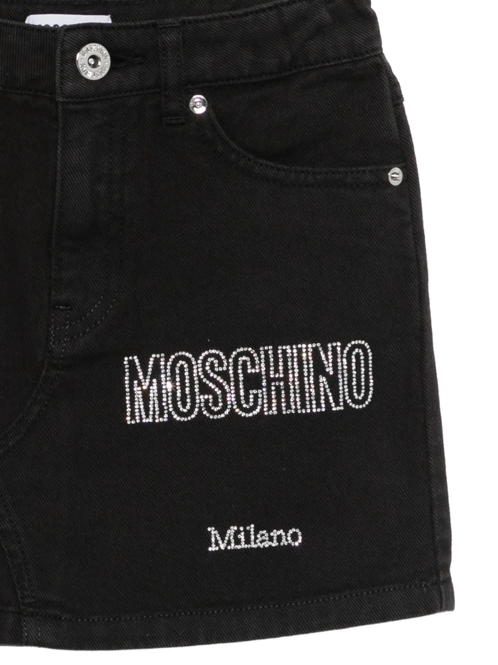 Moschino Kids Rok met logodetail Zwart