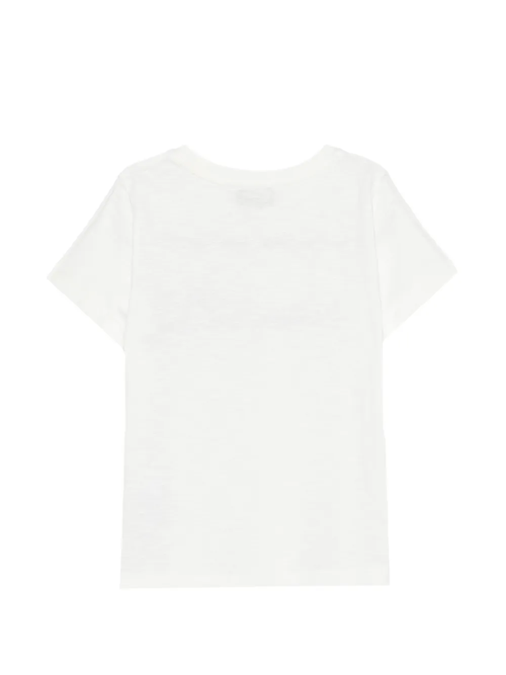 Moschino Kids T-shirt met gestreept detail Wit