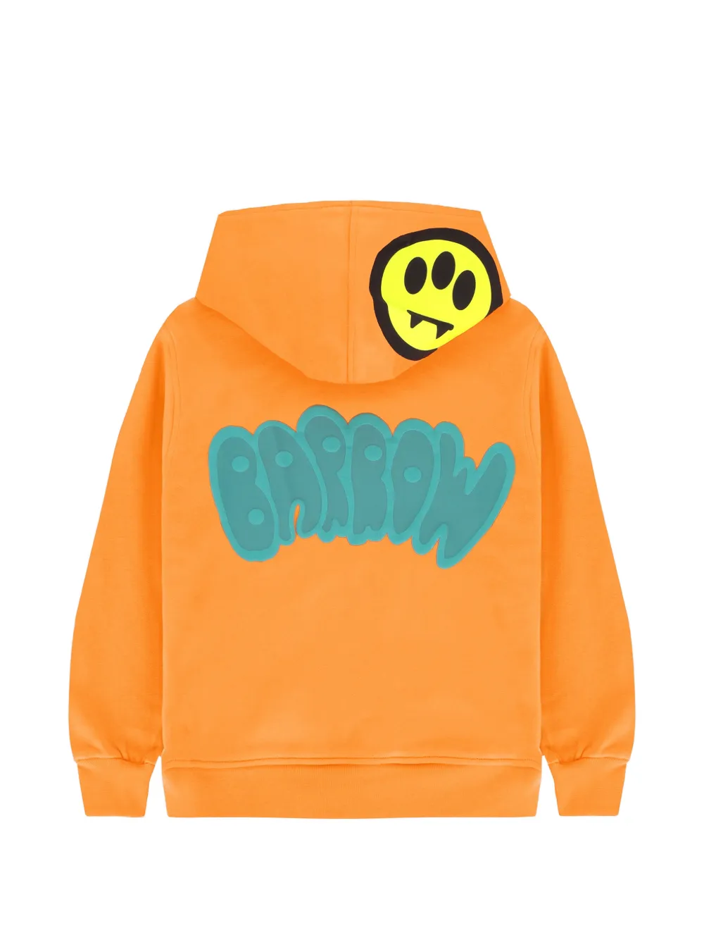 Barrow kids Hoodie met verlaagde schouders Oranje