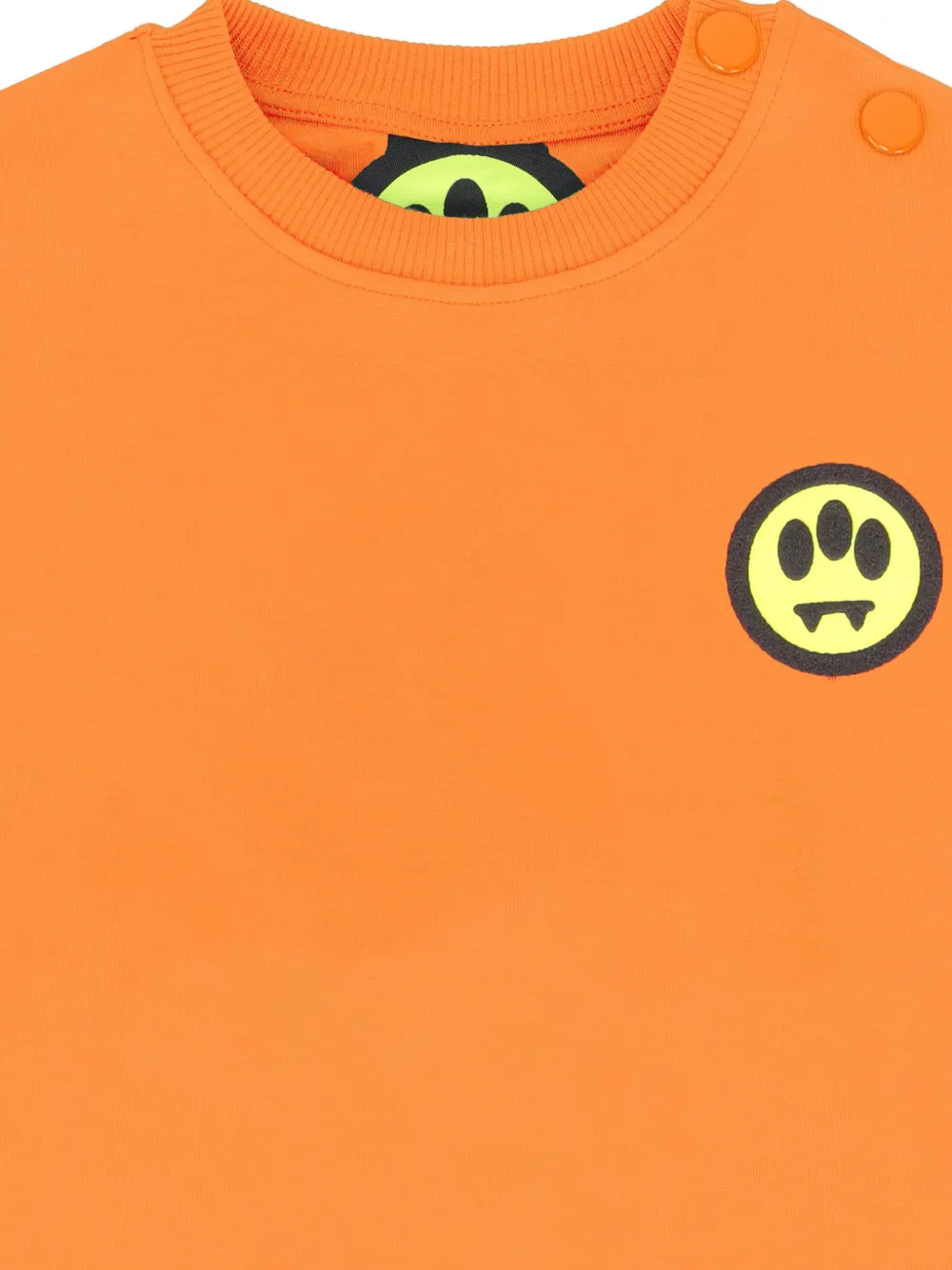 Barrow kids Sweater met logoprint Oranje