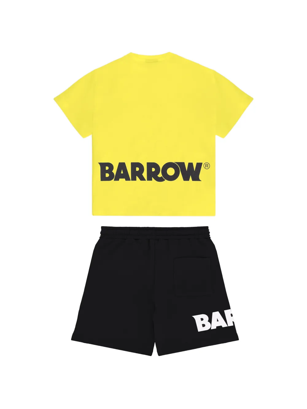 Logo-Print Round-Neck Shorts Set