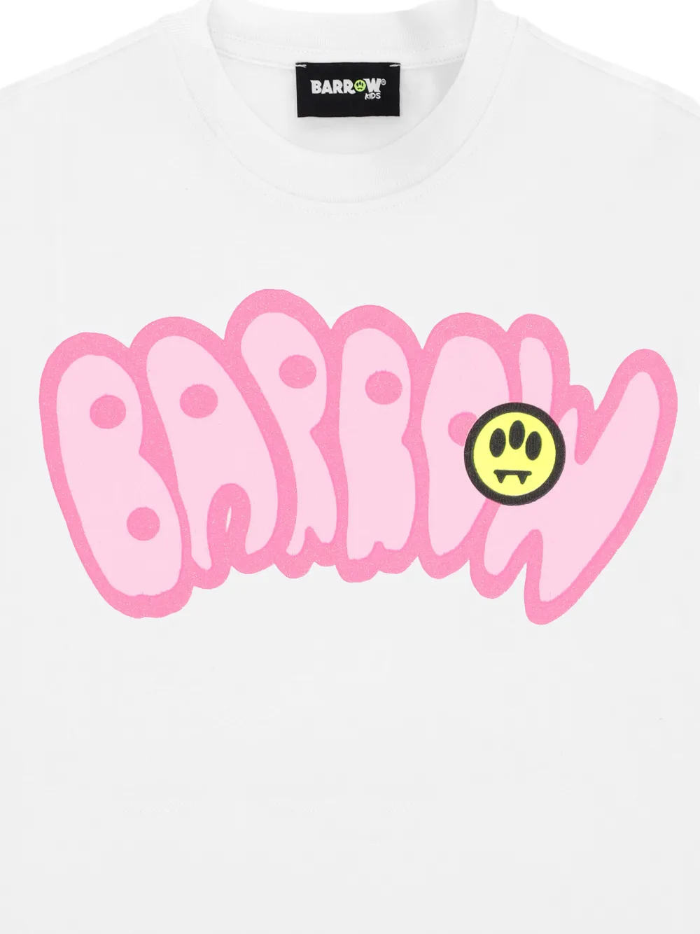 Barrow kids T-shirt en shorts met print Wit