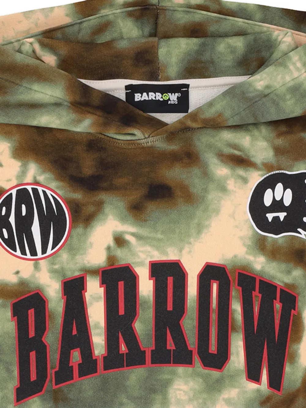 Barrow kids Hoodie met camouflageprint Groen
