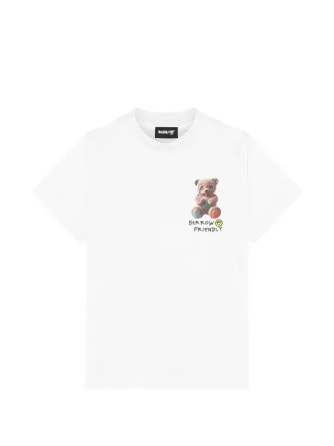 Barrow kids teddy-print T-shirt