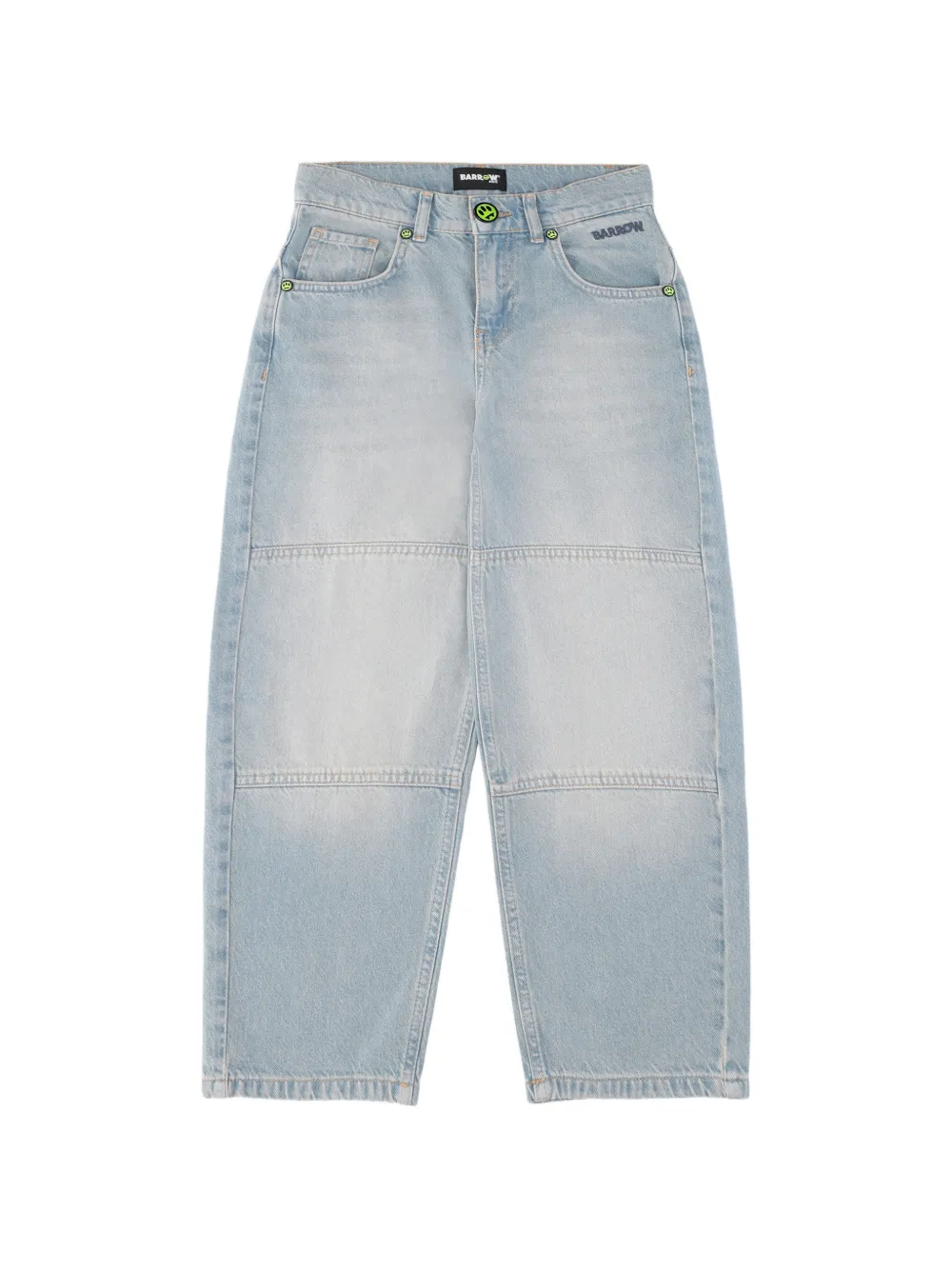 Barrow kids panelled jeans - Blu
