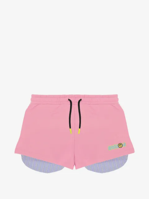 Barrow kids fleece stripe shorts