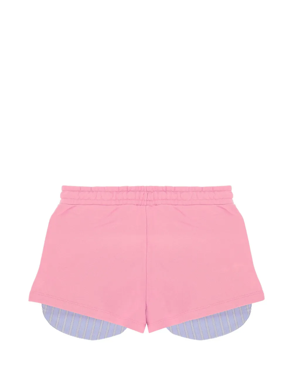  Barrow Kids Fleece Stripe Shorts - Pink 