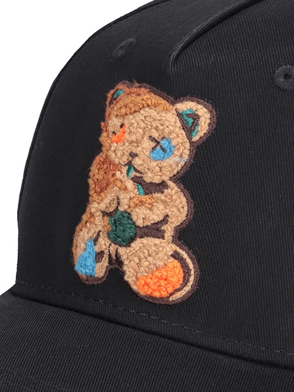 Barrow kids Honkbalpet met borduurwerk Zwart