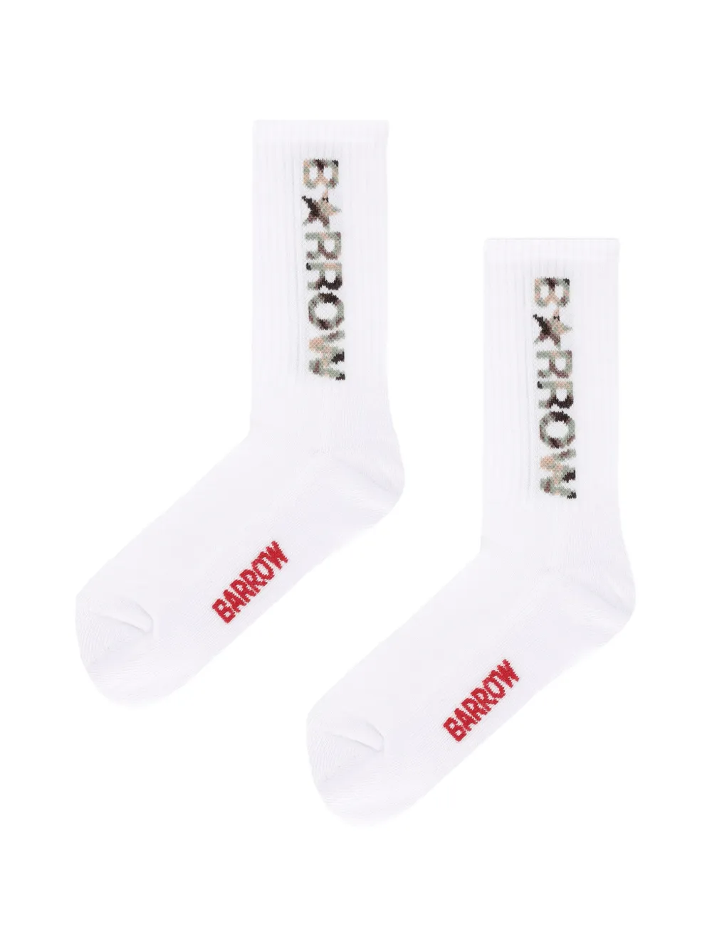 Barrow kids Calzini con logo - Bianco