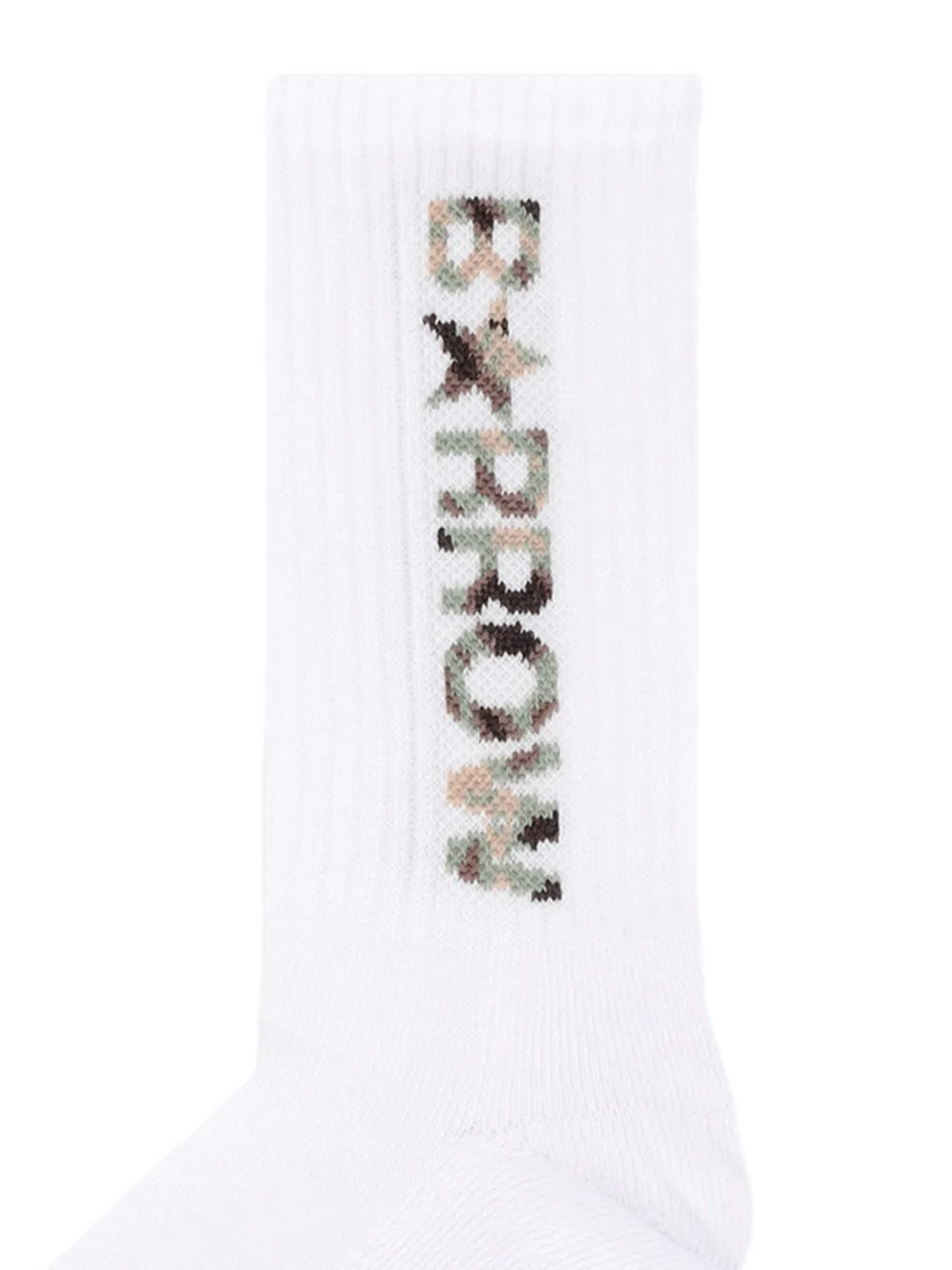  Barrow Kids Logo Socks - White 