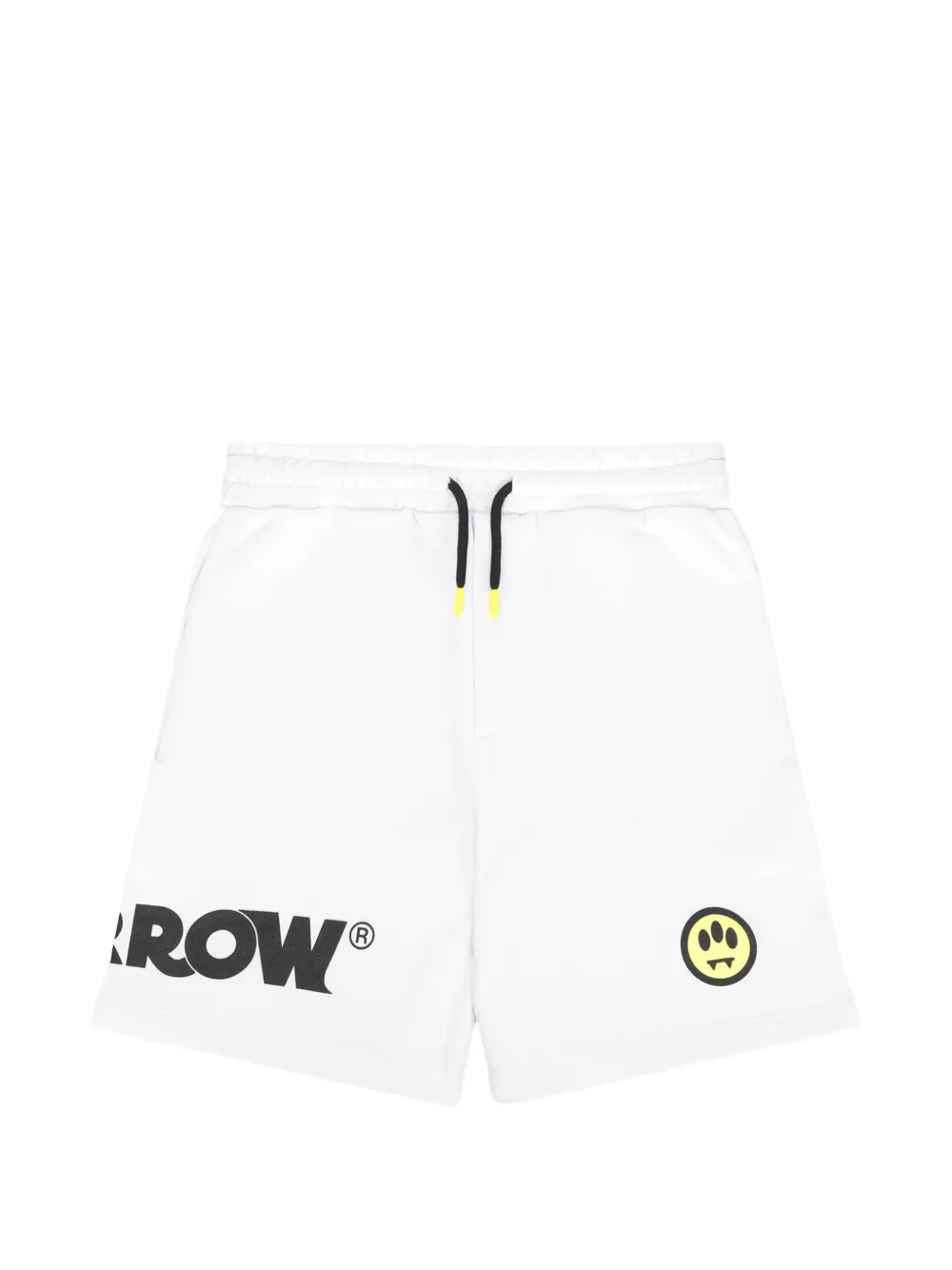 Barrow kids logo-print shorts - Bianco