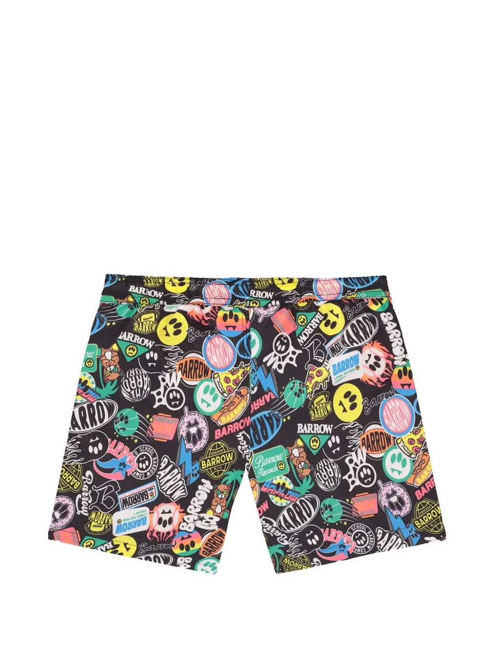 Barrow kids Zwembroek met print Zwart