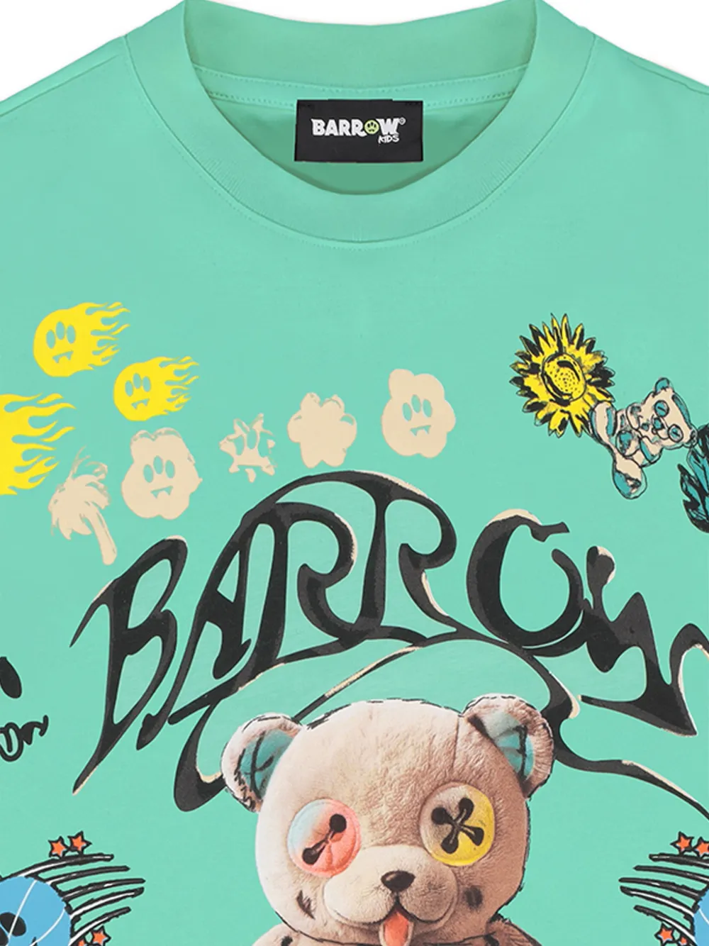 Barrow kids T-shirt met print Groen