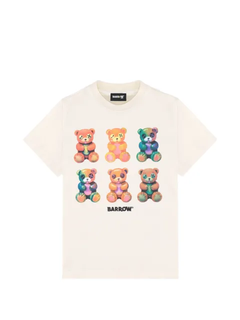 Barrow kids teddy-print T-shirt
