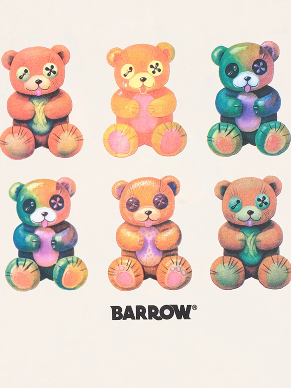  Barrow Kids Teddy-print T-shirt - Neutrals 