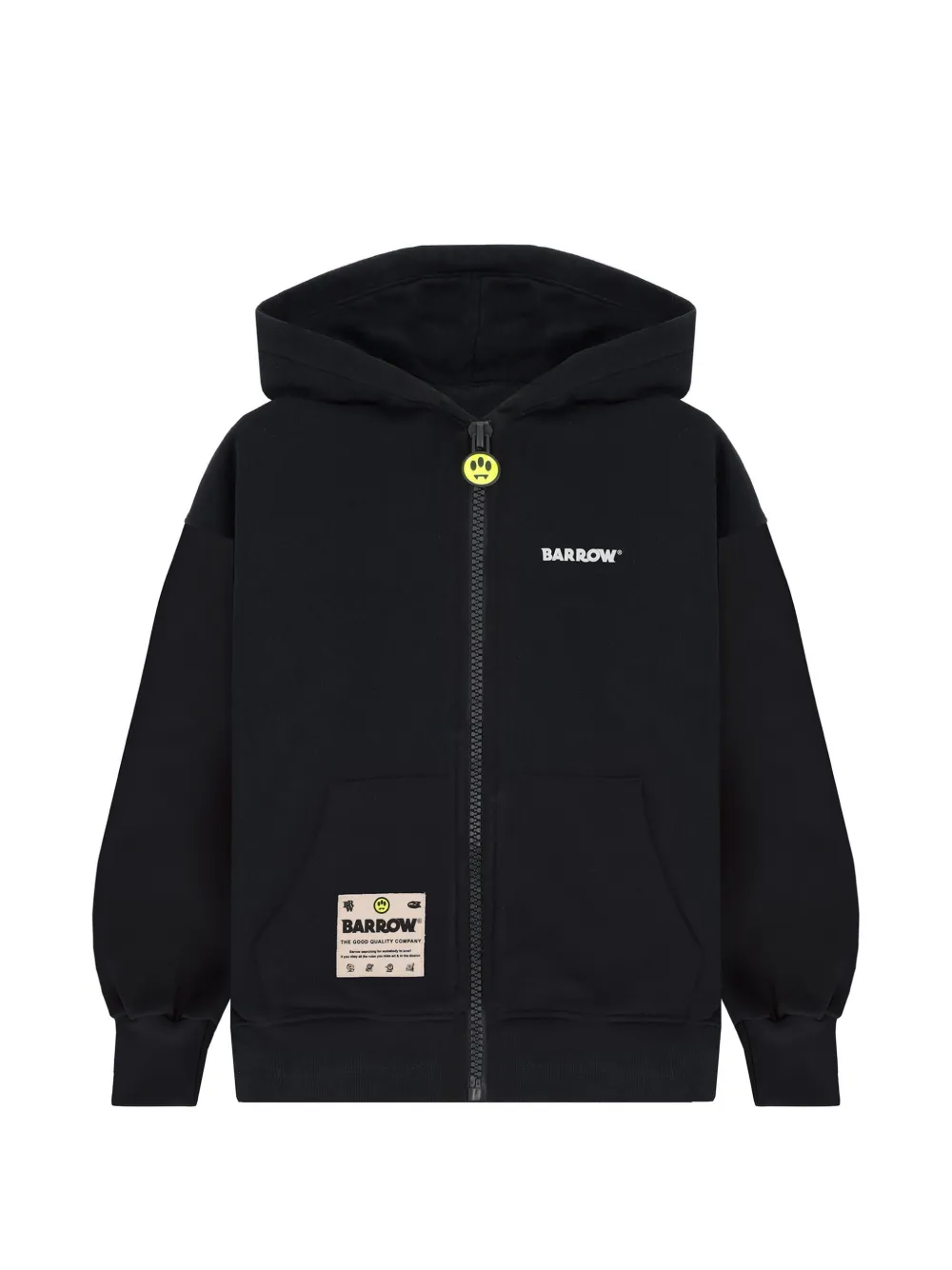 Barrow kids zip hoodie - Nero