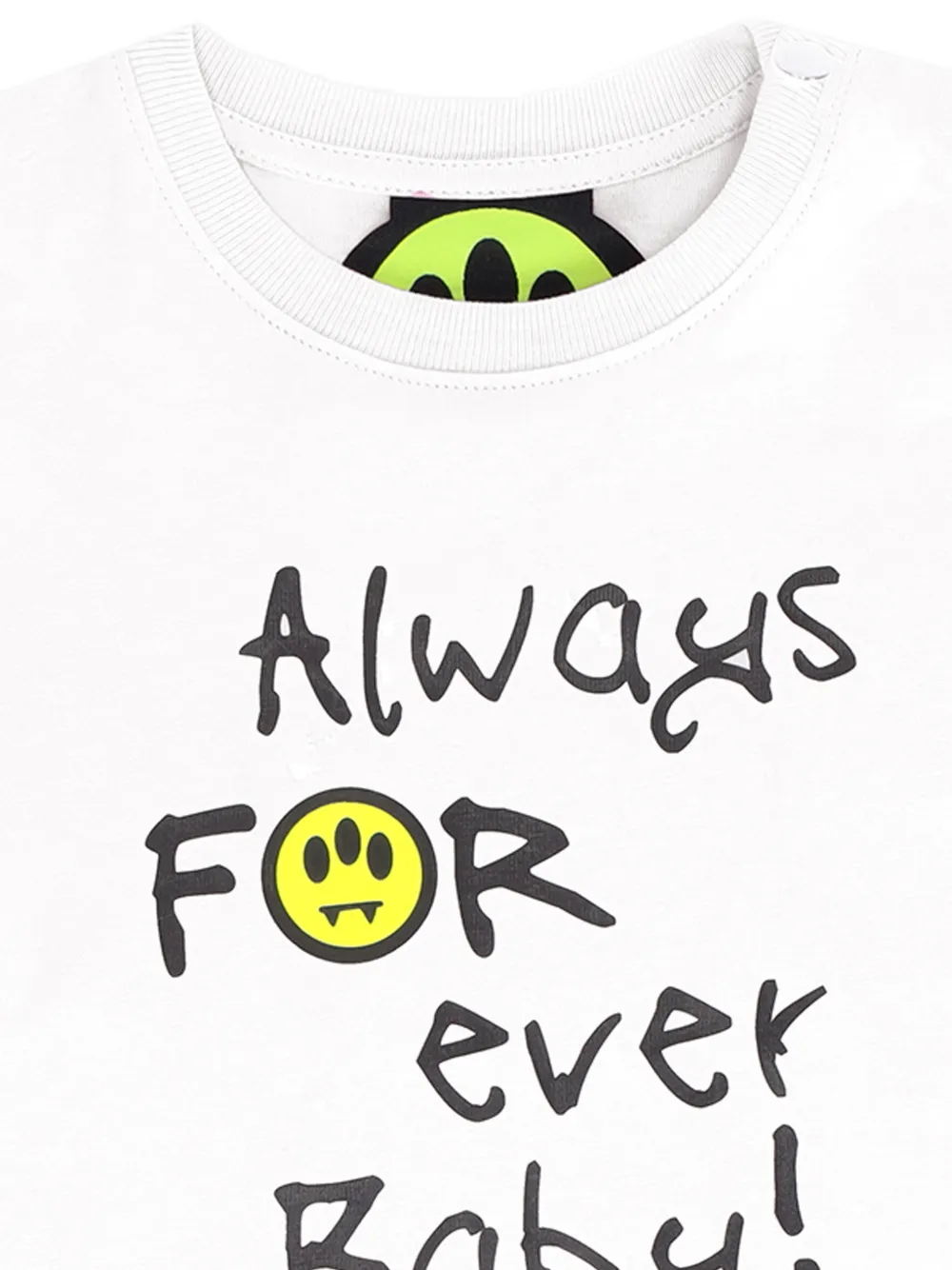 Barrow kids Jurk met korte mouwen en print Wit