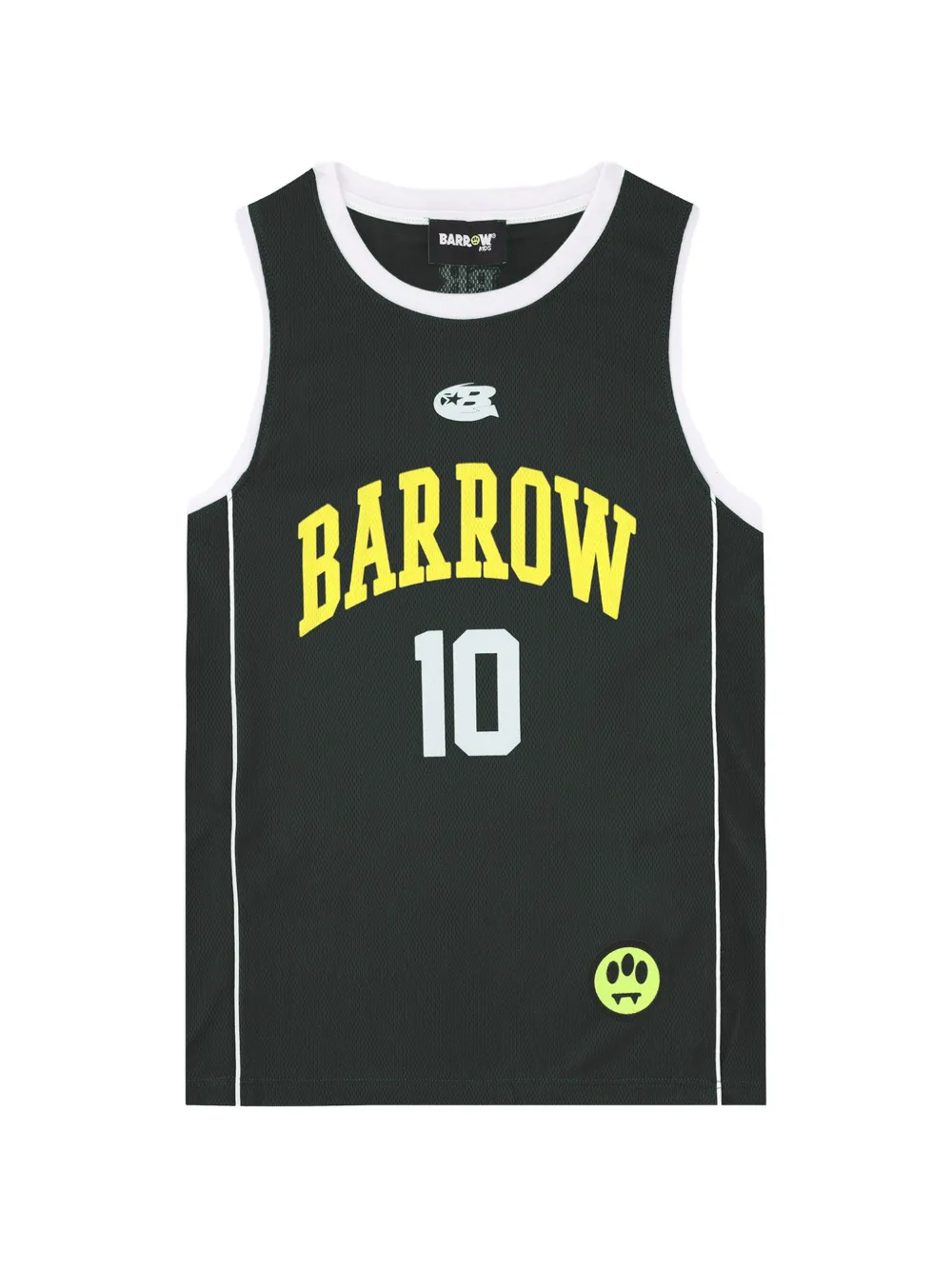Barrow kids mesh tank top - Nero
