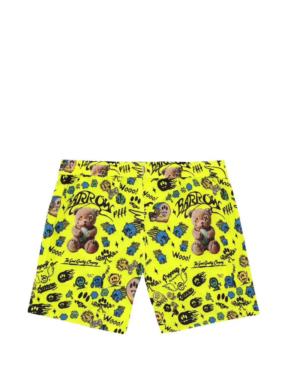 Barrow kids Zwembroek met print Geel