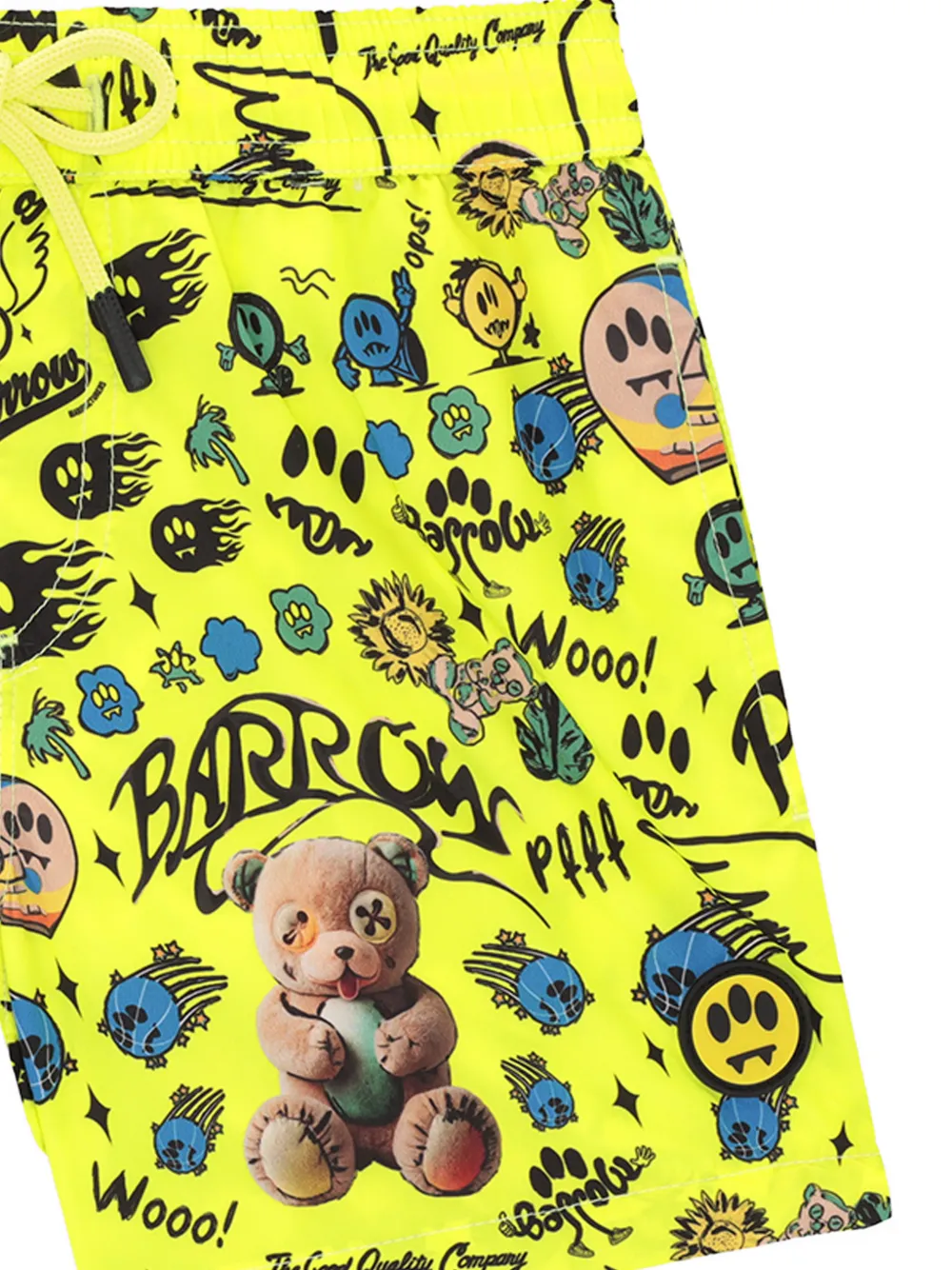 Barrow kids Zwembroek met print Geel