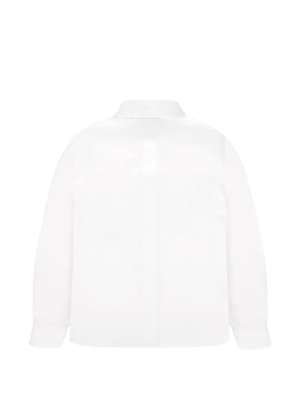 Barrow kids Popeline shirt met applicatie Wit
