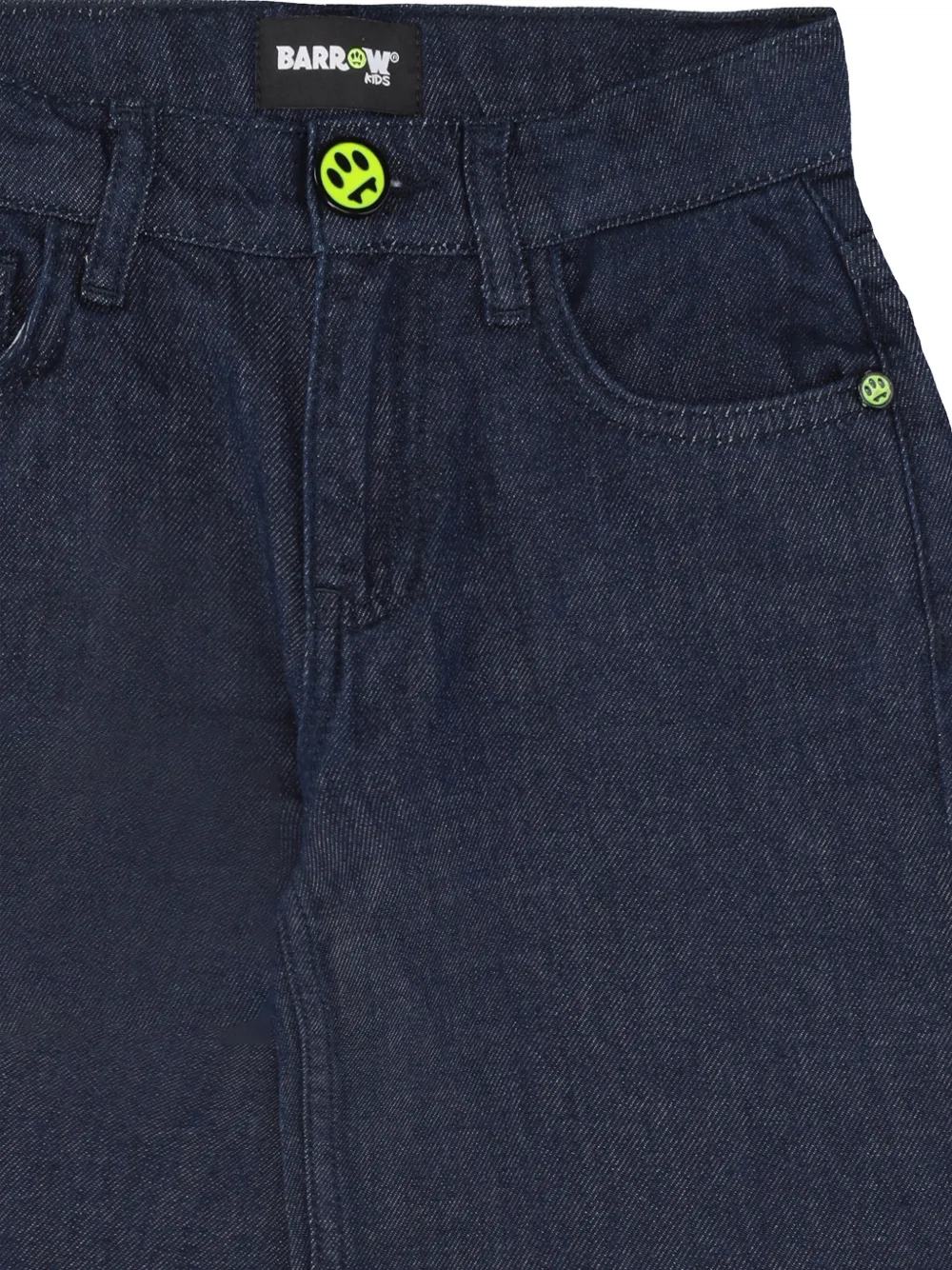 Barrow kids Jeans met geborduurd logo Blauw
