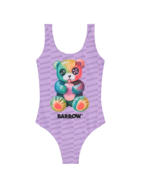 Barrow kids bear print swimsuit