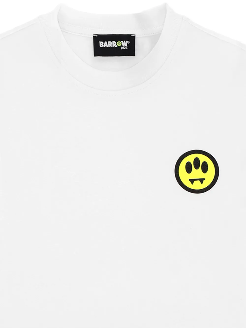 Barrow kids Boxy jersey T-shirt Wit
