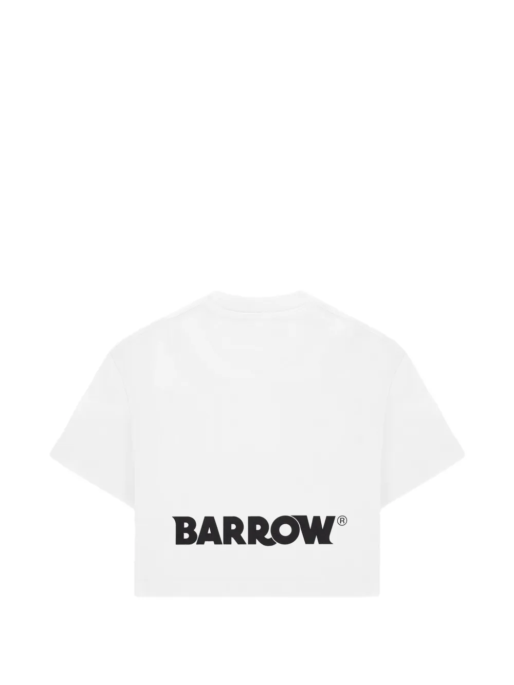 Barrow kids Boxy jersey T-shirt Wit