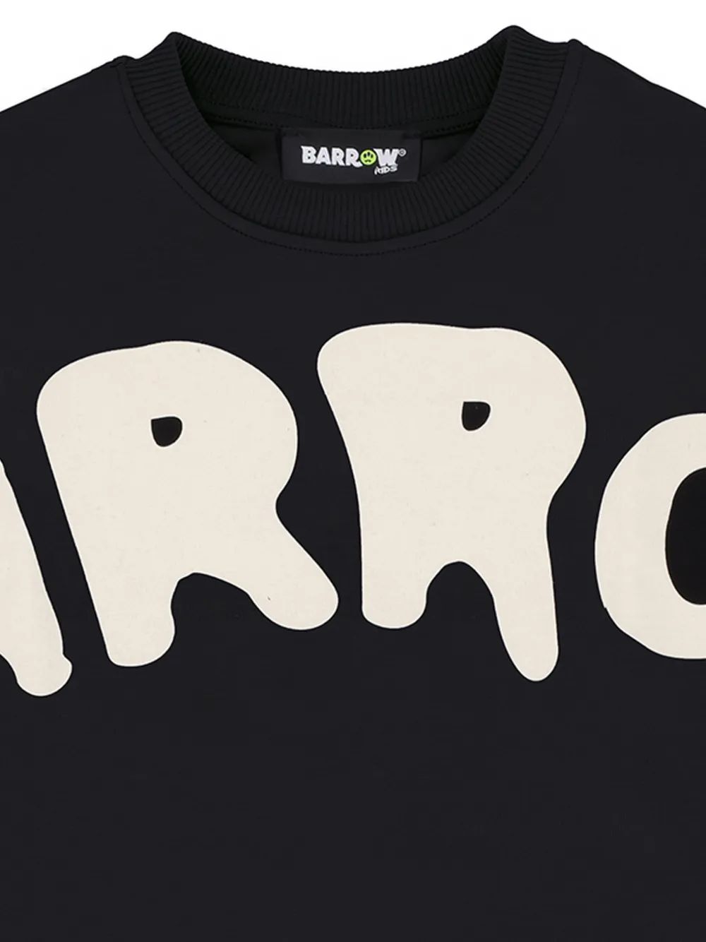  Barrow Kids Drop-shoulder Sweatshirt - Black 