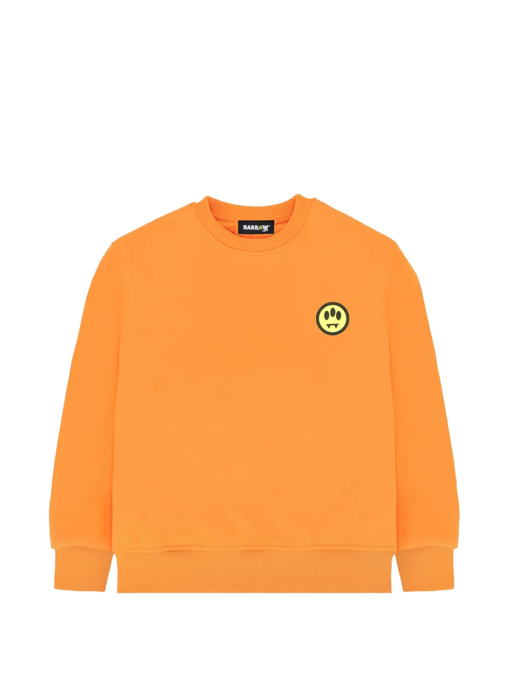 Barrow kids crew-neck graphic sweatshirt - Arancione